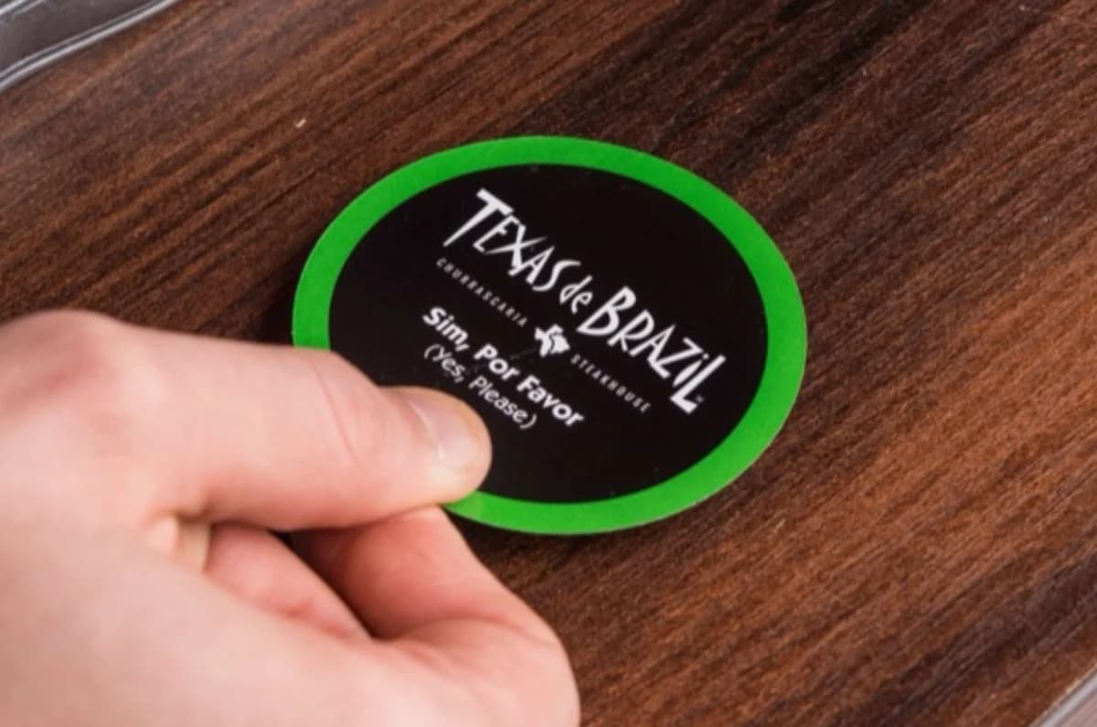 VIP card on table